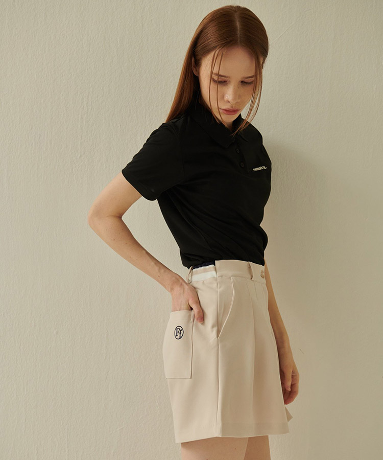 韓国ゴルフウェア シンプル 半袖 ポロシャツ