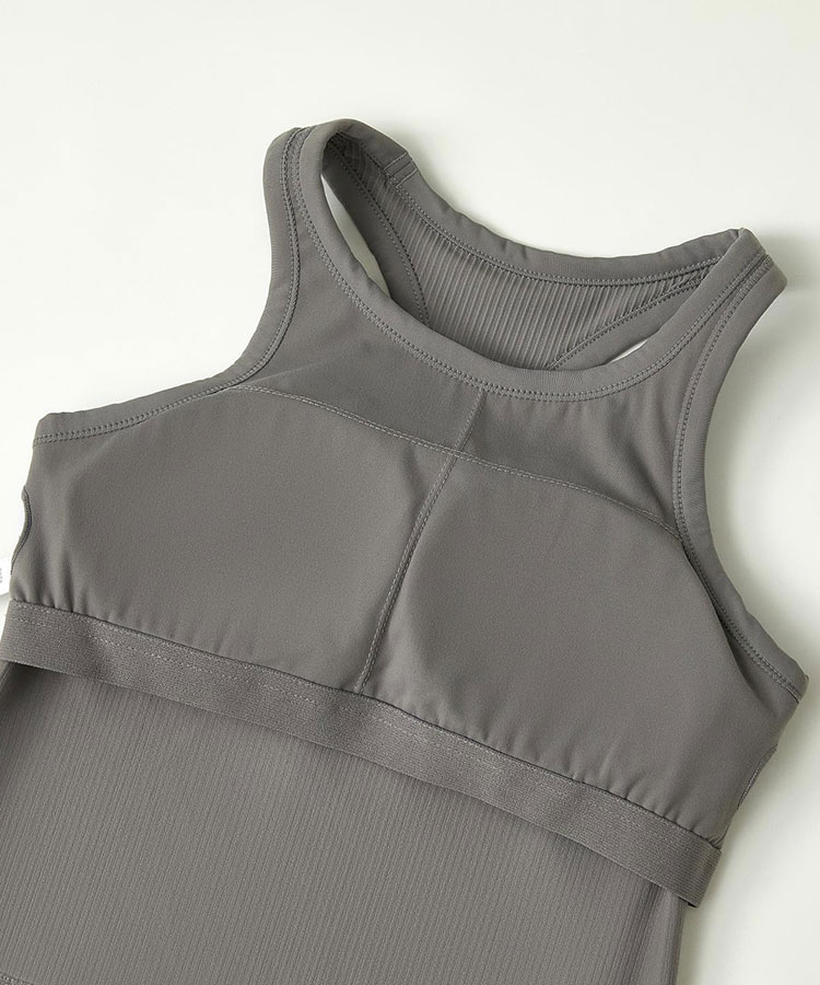 RRL　タンクトップ　グレー　XL SENSE.OF.FUN - ロングタンクトップ / グレージュ【370060】 | femt