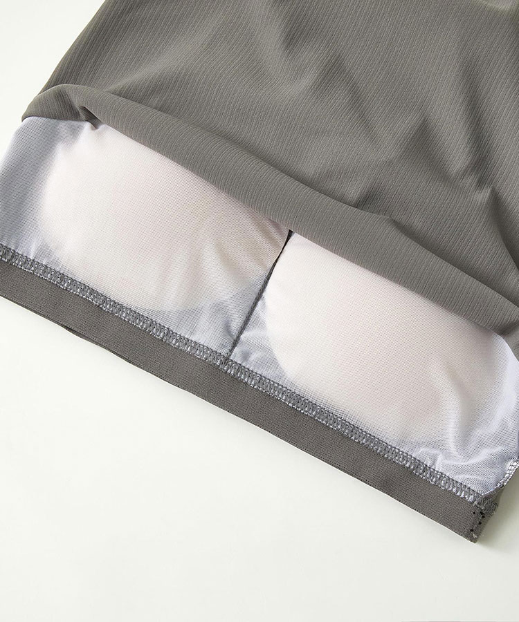 カップ付き レーサーバック スポーツ リブ タンクトップ

