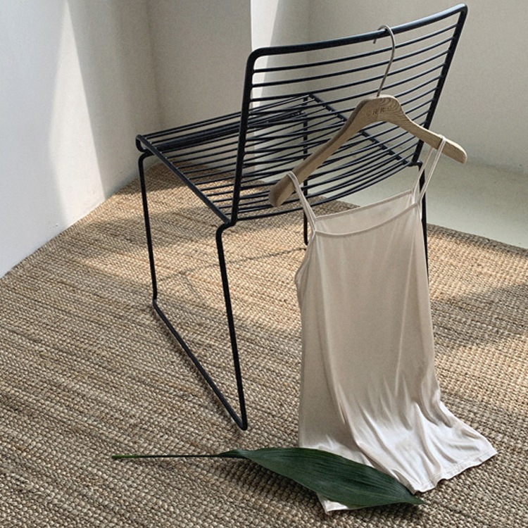 シンプル キャミソール ワンピース ペチコート