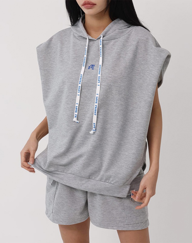 フード付き 半袖 スウェット フーディー ショートパンツ セットアップ