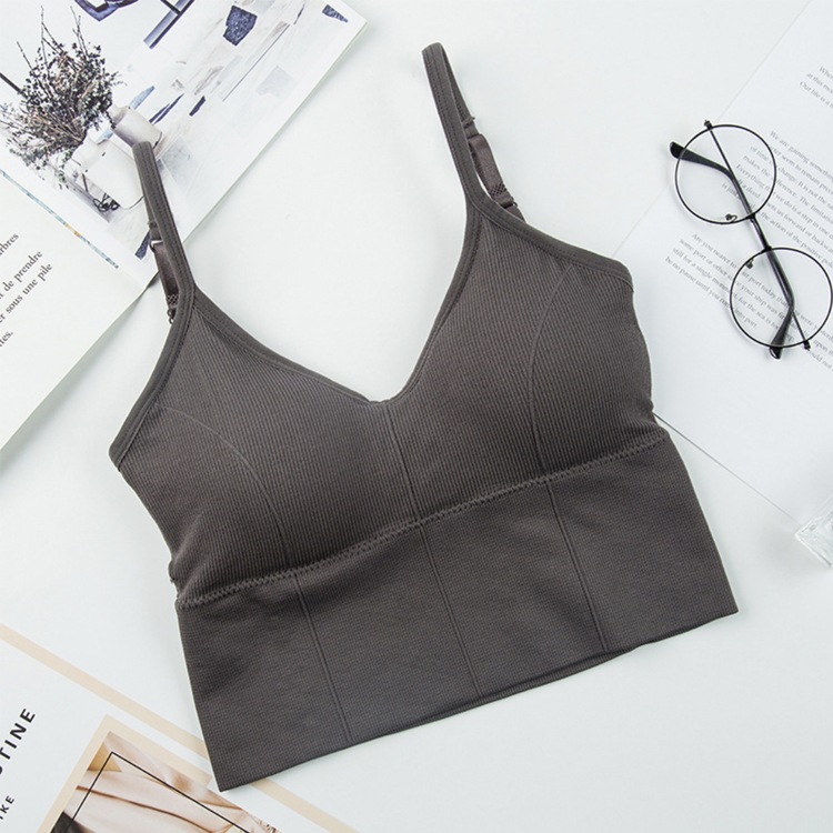 背中みせ ノンワイヤー パッド付 キャミソール