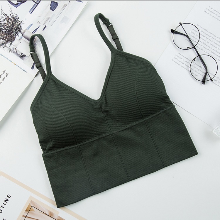 背中みせ ノンワイヤー パッド付 キャミソール