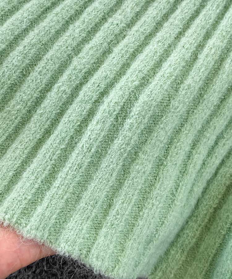 ノースリーブニットワンピース クロップド丈セーター 

