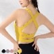 バッククロス カップ付き タンクトップ ヨガウェア