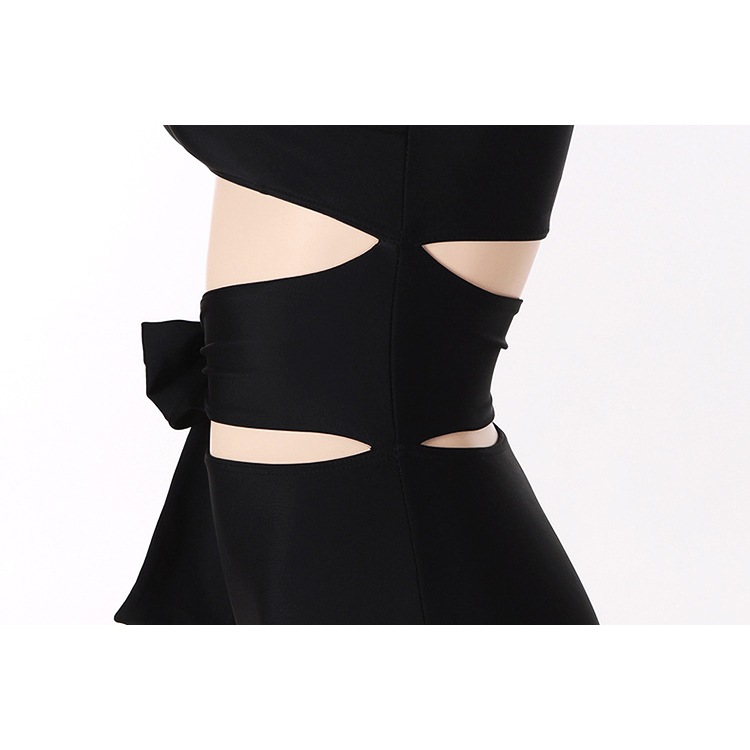 ワンショルダー ウエストリボン モノキニ 水着