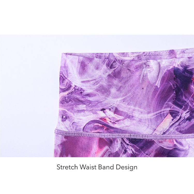 カラフルプリント ヨガ レギンス ヨガパンツ