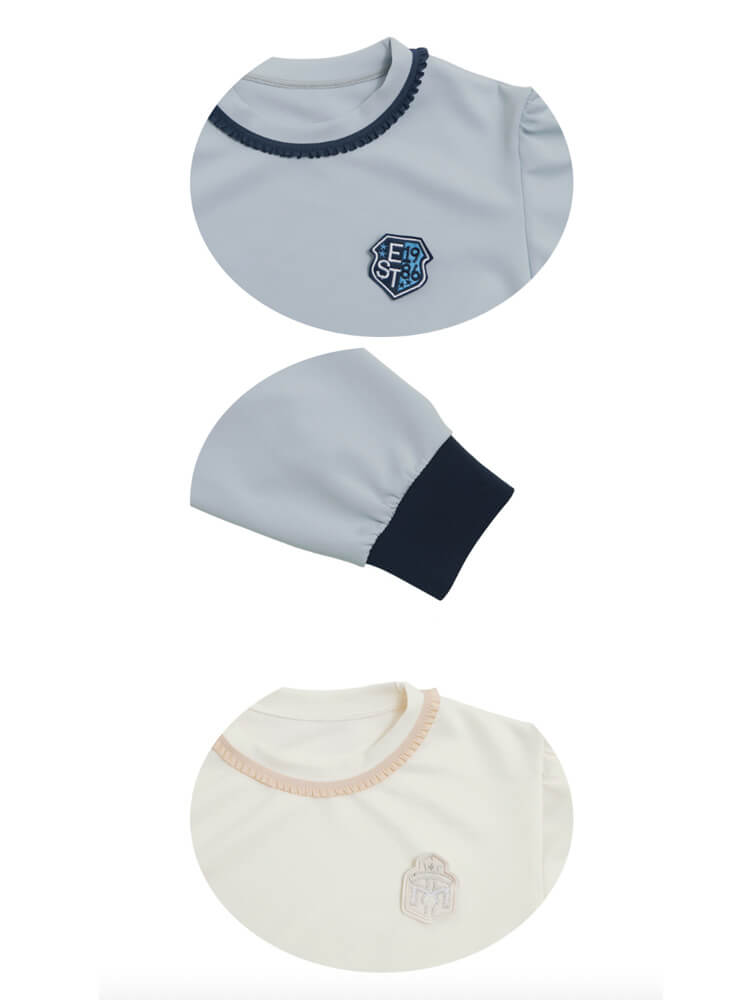 韓国ゴルフウェア パフスリーブ フェミニン トップス