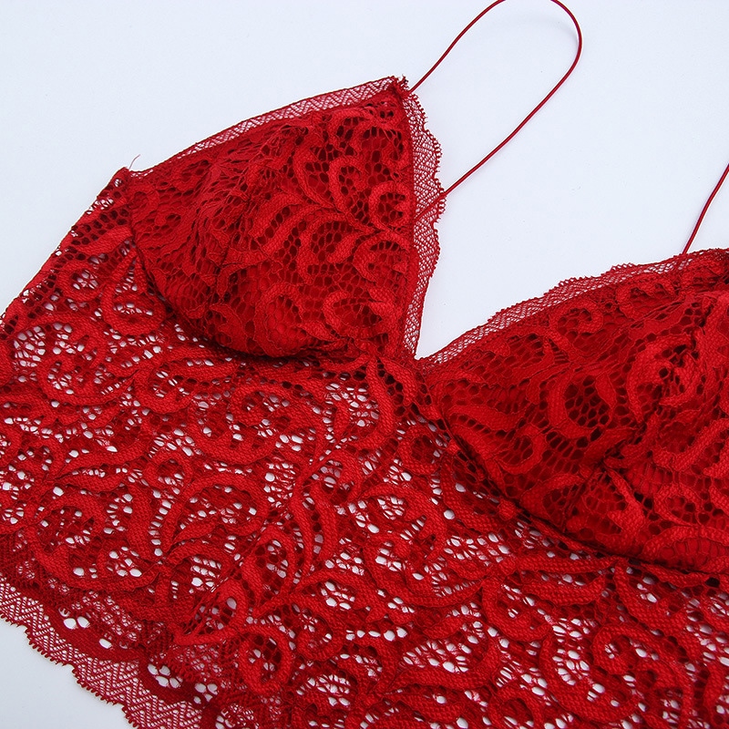 Vネック 総レースキャミ ビスチェ キャミソール インナー | インナー