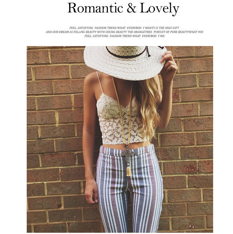 Vネック 総レースキャミ ビスチェ キャミソール インナー