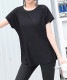ゆったり ストレッチ スポーツ ロング丈 半袖 Tシャツ