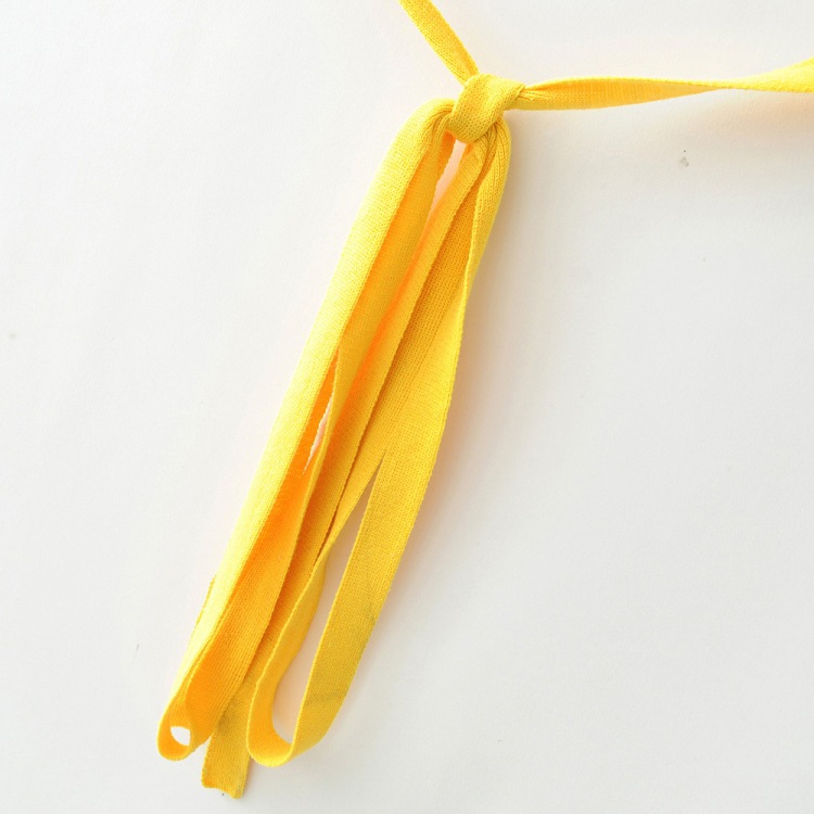 カシュクール風 ウエストクロス ストレッチニットタンクトップ