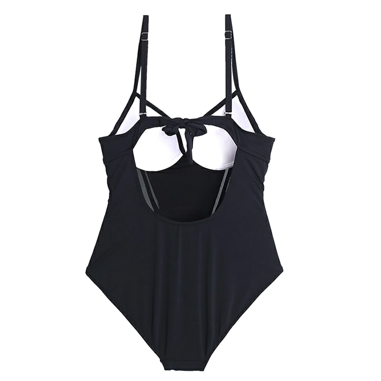 セクシーブラック サイドチュール ワンピース 水着