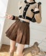 Aライン ミニ丈 フレア コーデュロイ キュロットパンツ

