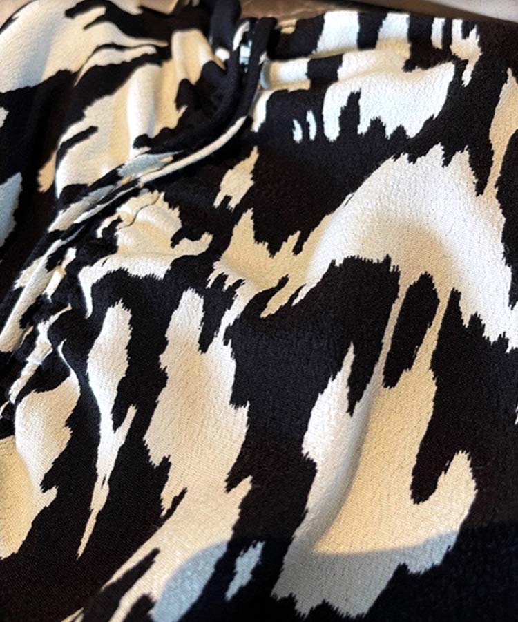 アシンメトリー ギャザー ミモレ丈スカート