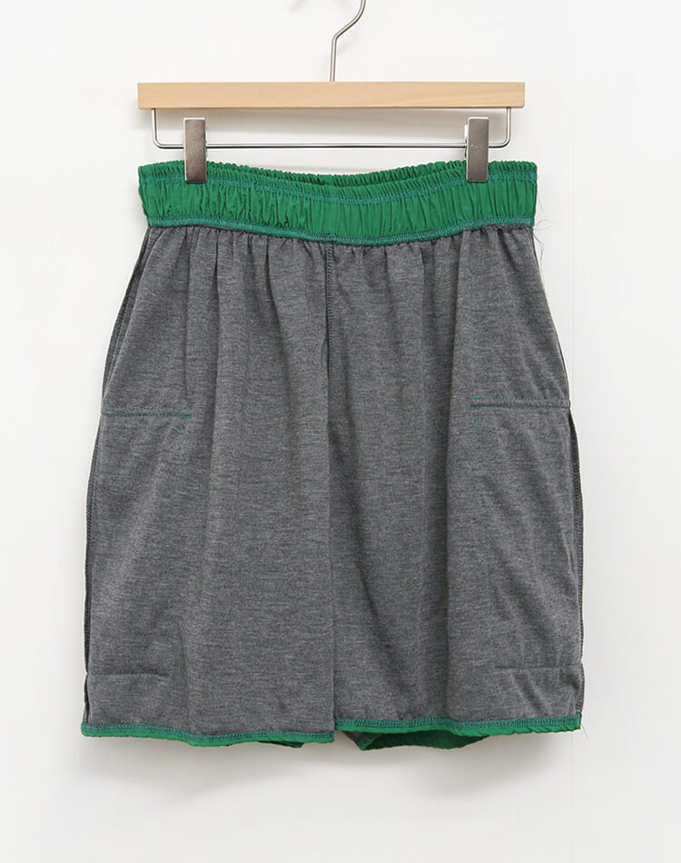 裏地付き ワイド カーゴ ハーフパンツ 韓国ゴルフウェア

