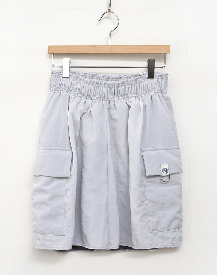 裏地付き ワイド カーゴ ハーフパンツ 韓国ゴルフウェア

