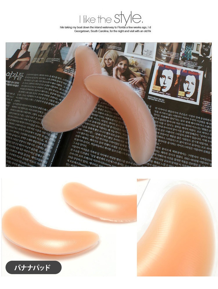 シリコンパッド ブラ ボリュームアップ 水着にもドレス用にもおすすめ