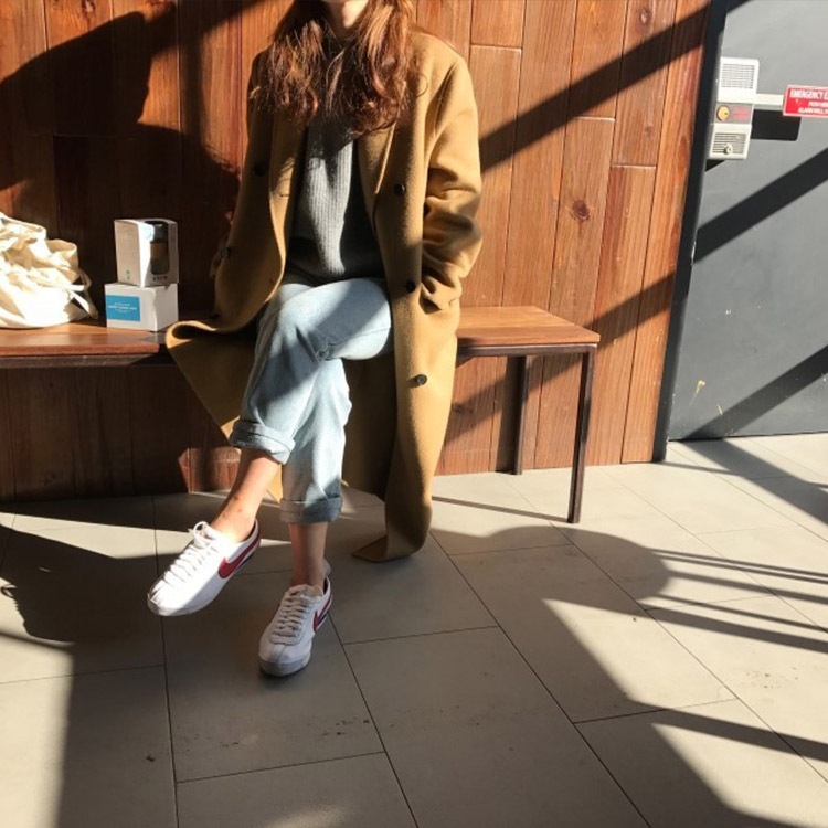 ダブルボタン ロング丈 チェスターコート