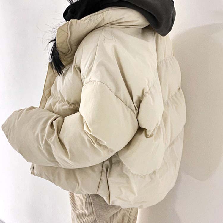 ハイネック 中綿 ジャケット ブルゾン