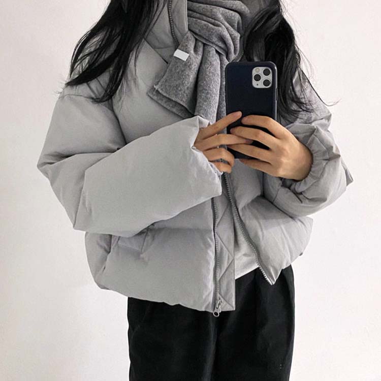 ハイネック 中綿 ジャケット ブルゾン