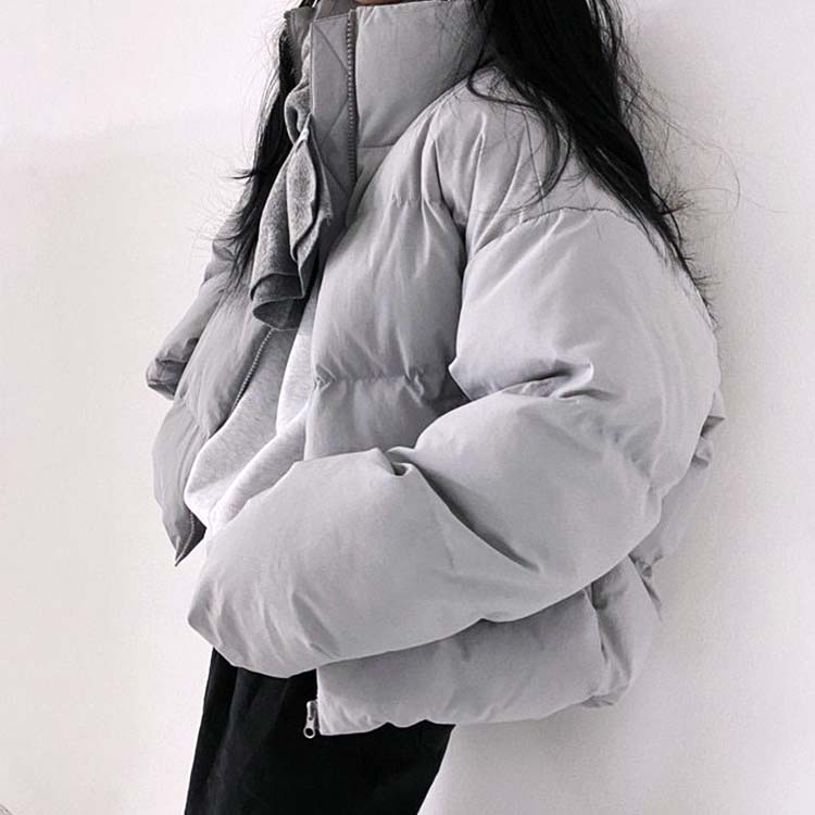 ハイネック 中綿 ジャケット ブルゾン