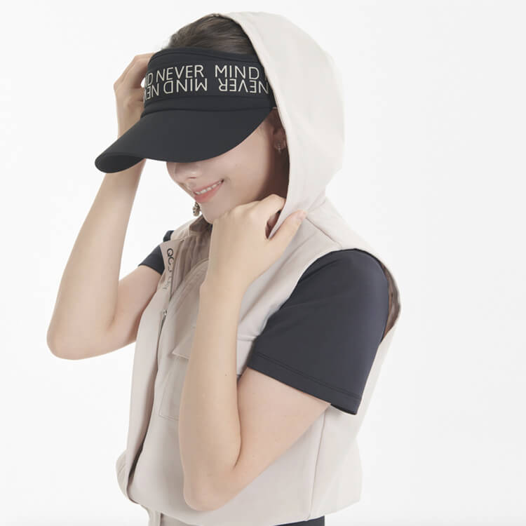 レタリング 配色 ゴルフ サンバイザー