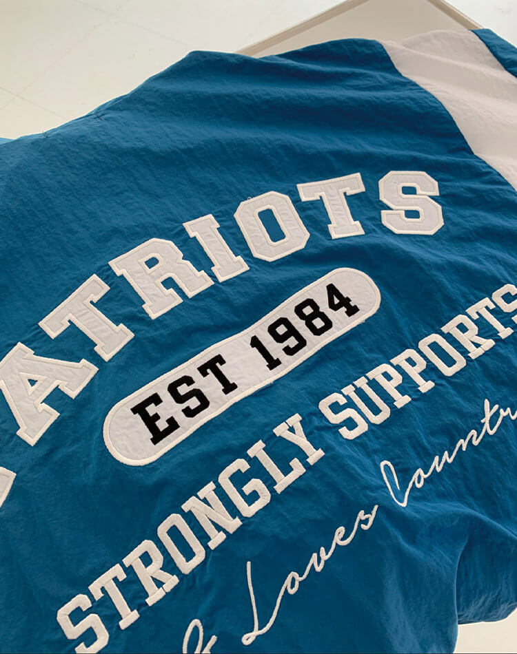 バックロゴ オーバーサイズ スタジャン アウター ゴルフウェア 