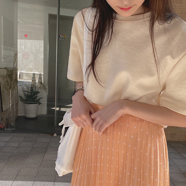 背中みせ バックシャン 半袖 Tシャツ