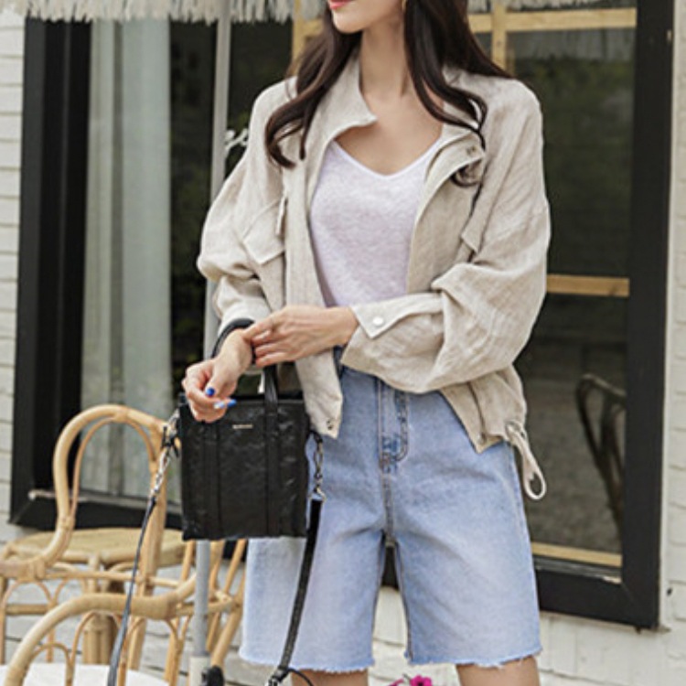 エレガント リネン カジュアル ジャケット