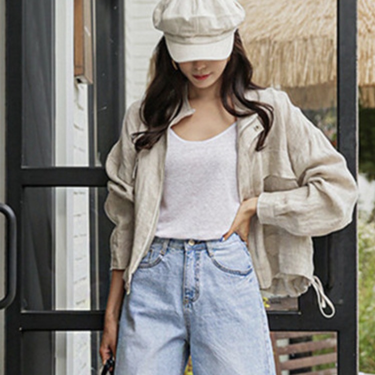 エレガント リネン カジュアル ジャケット