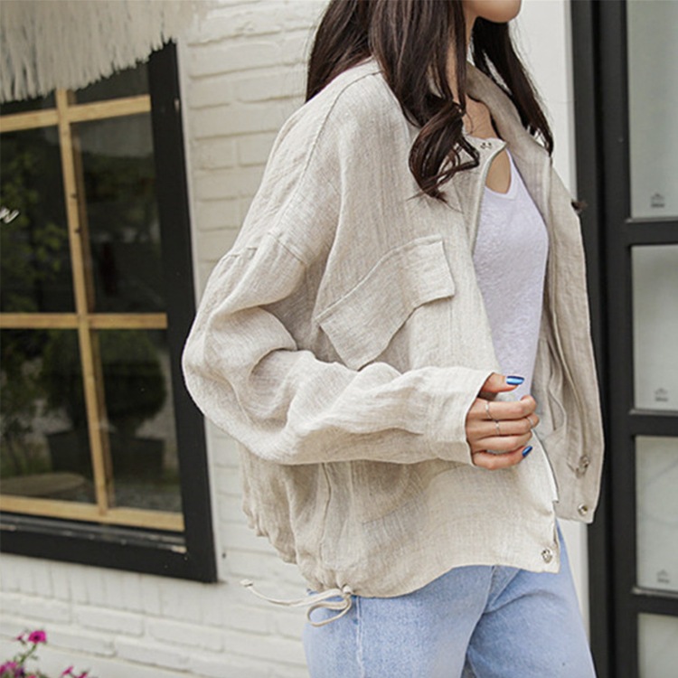 エレガント リネン カジュアル ジャケット