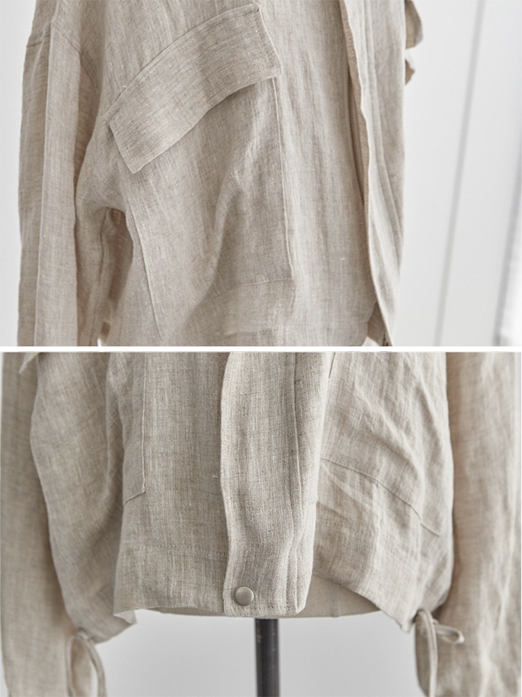 エレガント リネン カジュアル ジャケット