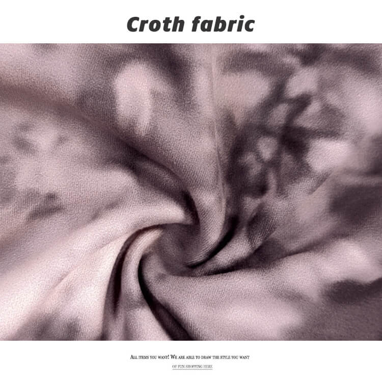 インクアートプリント柄 Uネック タンクトップ ヨガウエア