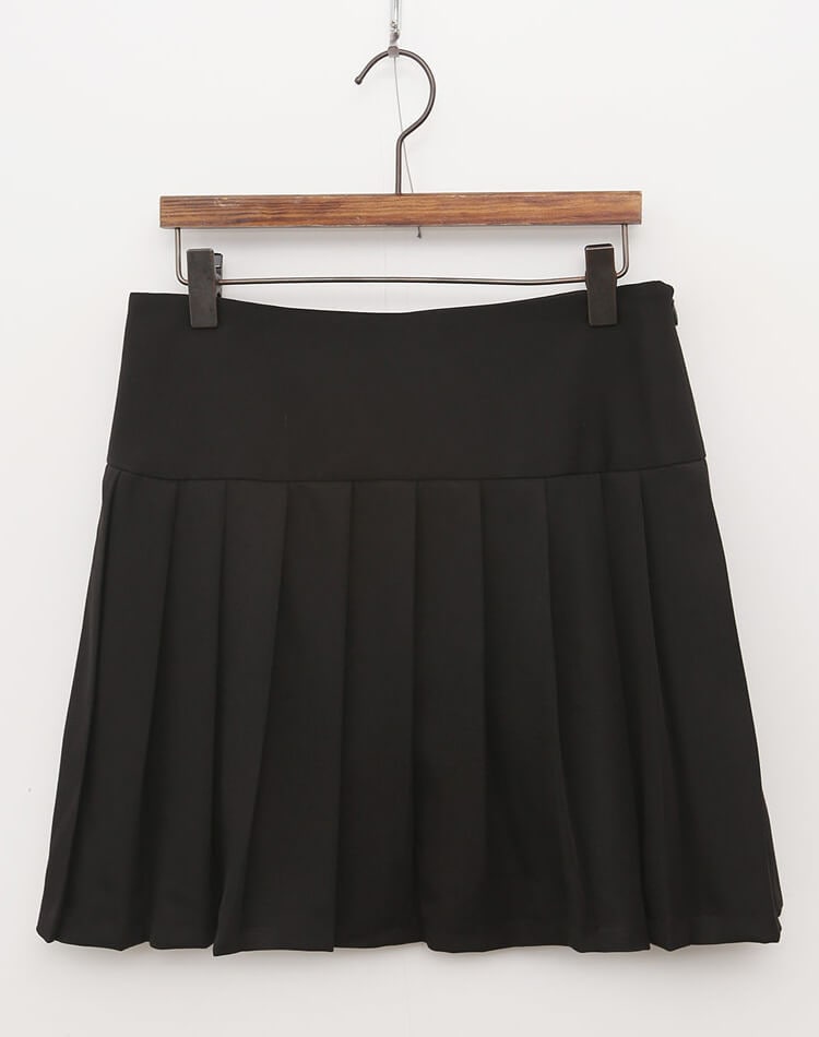 切り替え プリーツ ミニスカート 韓国ゴルフウェア

