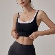 バイカラー キャミソール ブラ スポブラ ヨガウェア