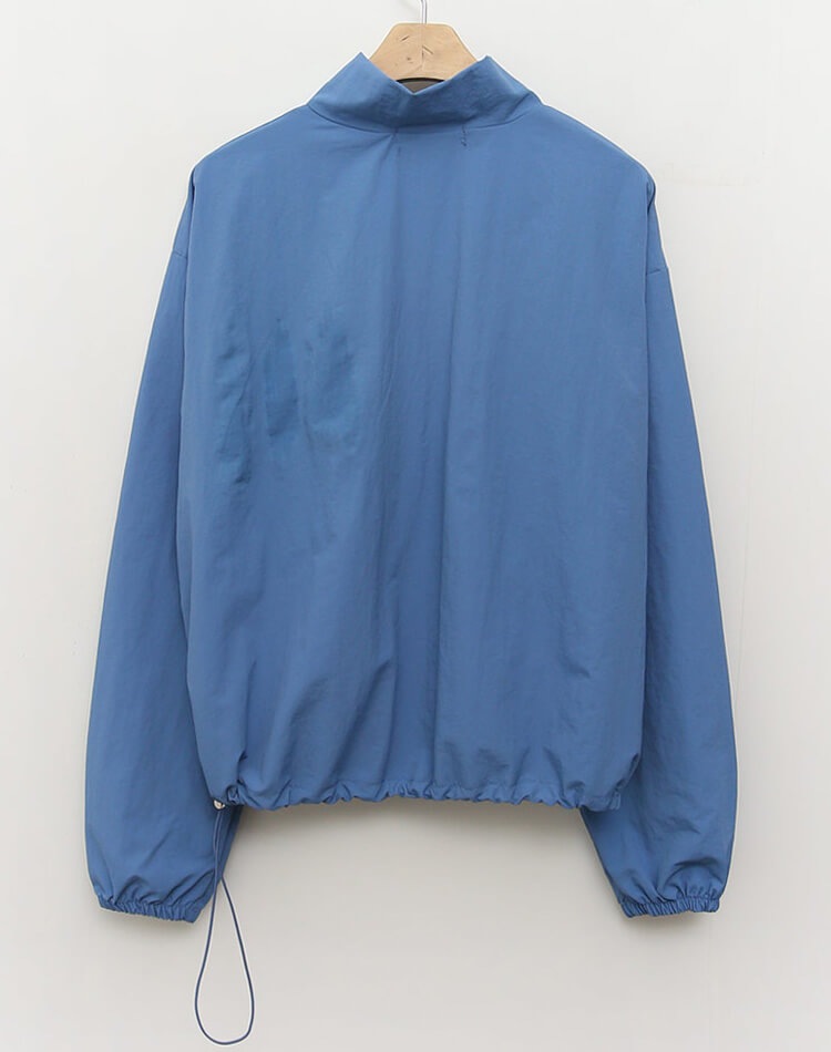 2WAY バイカラー ハーフジップ ナイロン ジャージ 