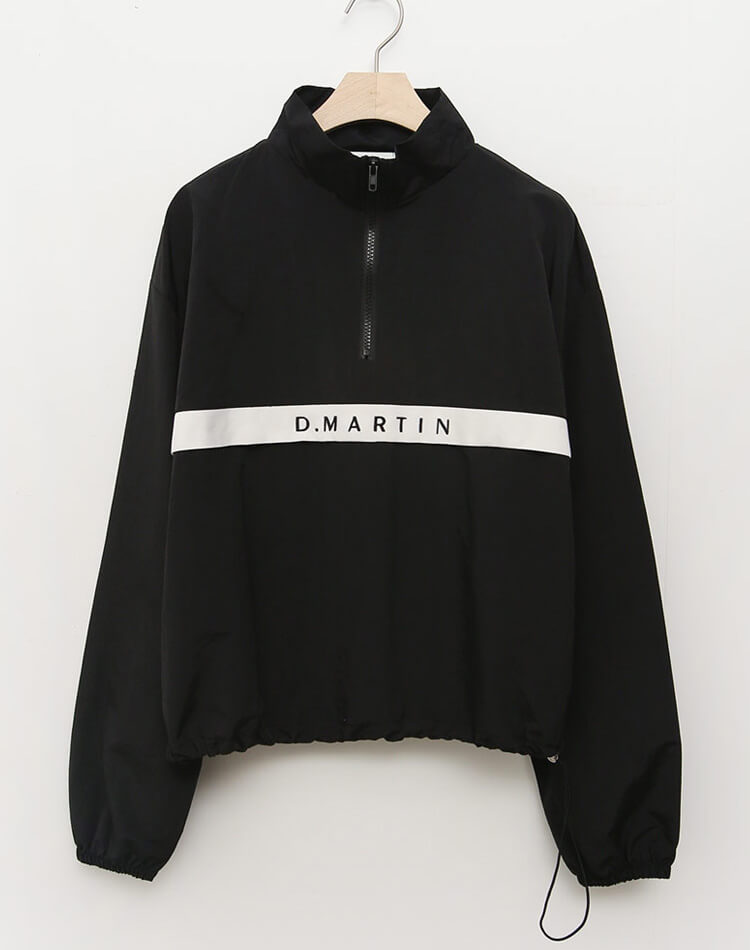 2WAY バイカラー ハーフジップ ナイロン ジャージ 