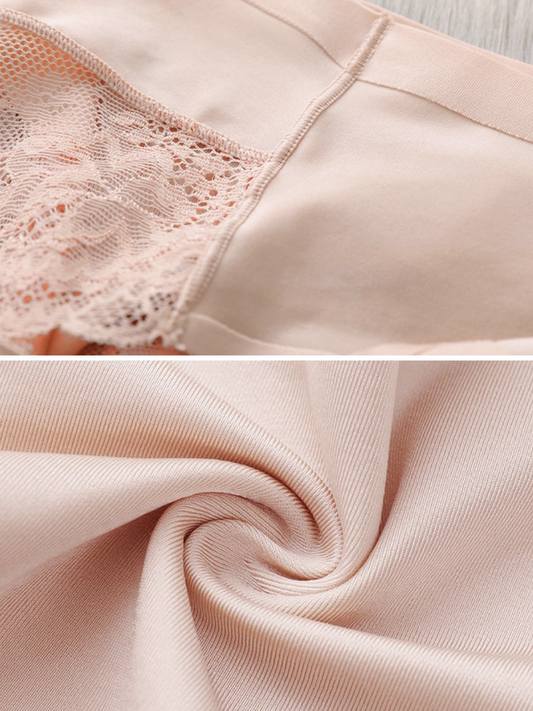 M-3L ひびきにくい レース切り替え レディースショーツ