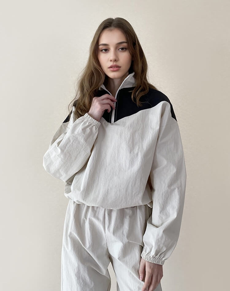 2WAY 配色 ハーフジップ ナイロン ジャージ 上下 | ゴルフ,ゴルフ