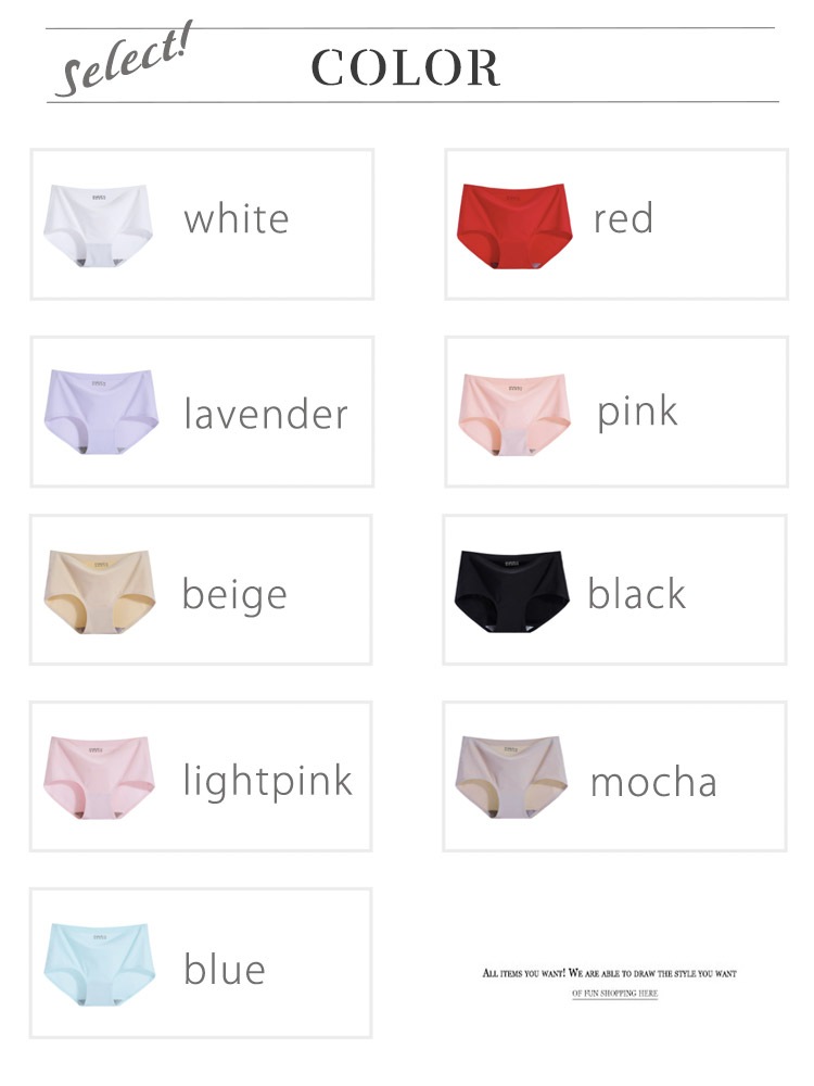 M-XL ノーライン シームレス レディースショーツ