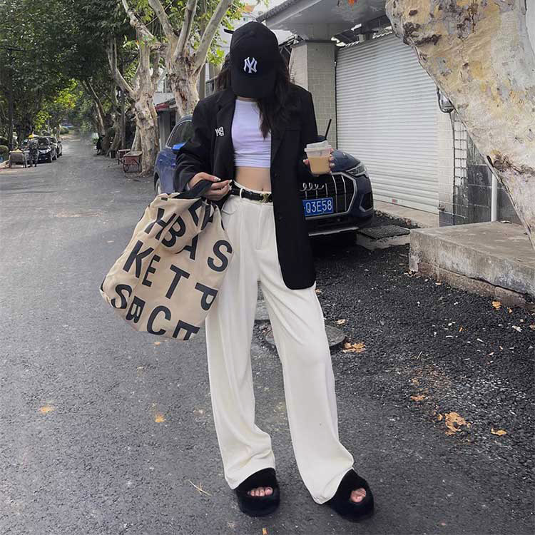 てろんと感 裏起毛 コーデュロイ ハイウエスト ワイドパンツ