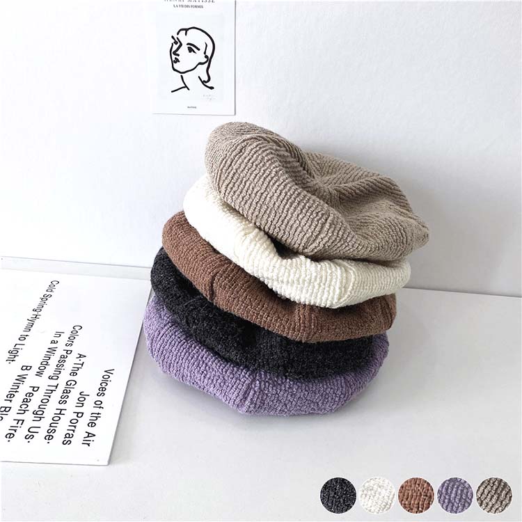 ユニセックス 無地 おしゃれ ベレー帽