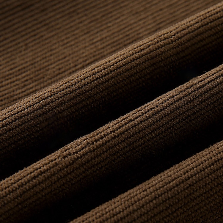 着丈が選べる あったか 裏起毛 コーデュロイ ワイドパンツ