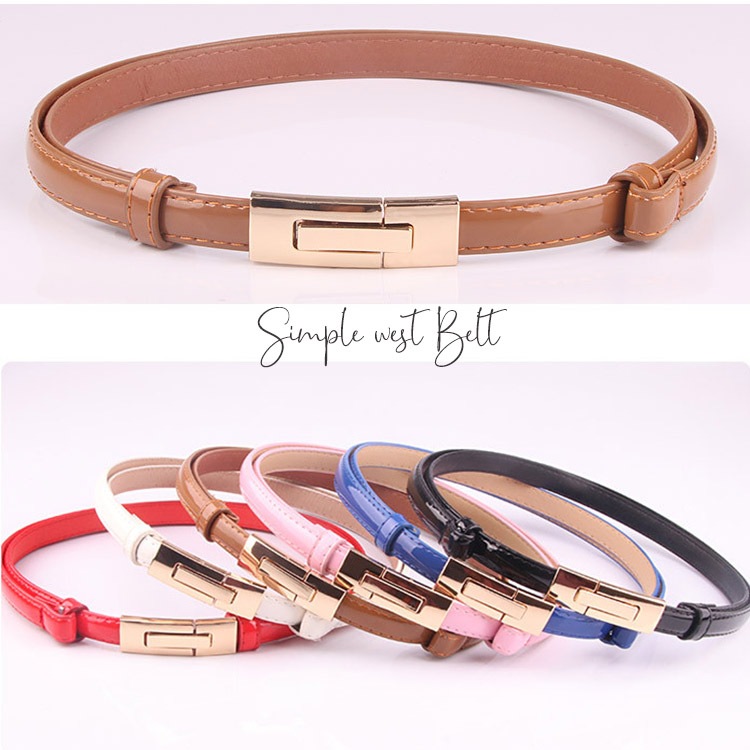 フェイクレザー 細ベルト ベルト