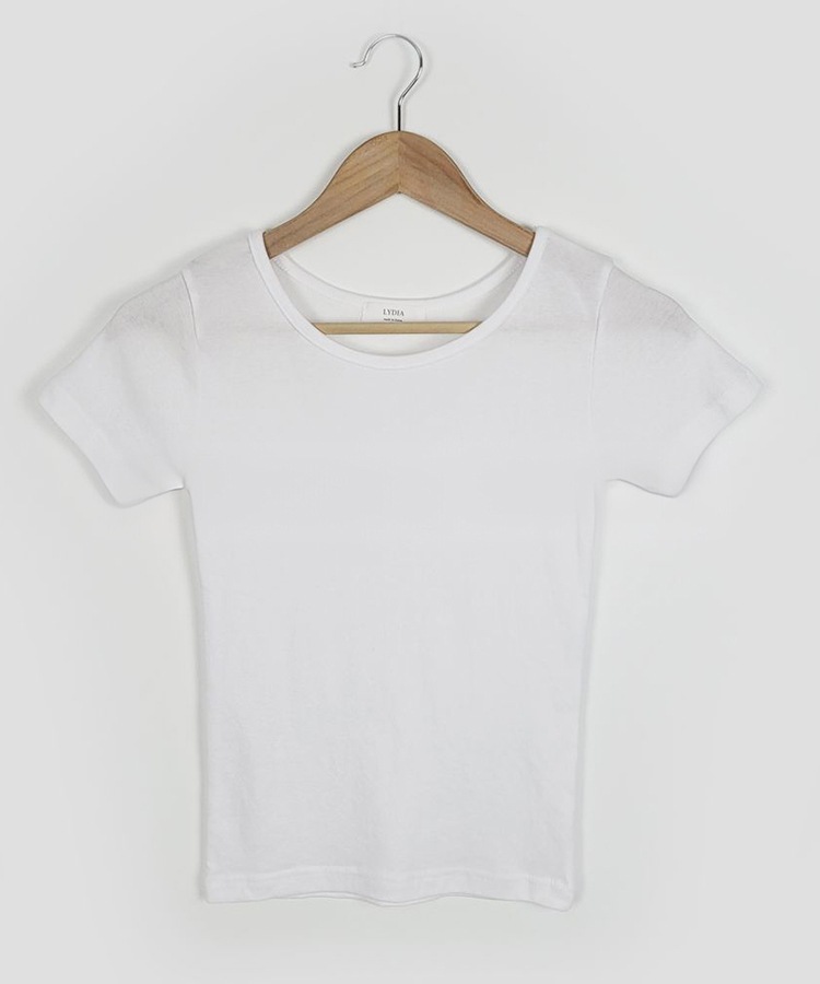 半袖 スリムフィット シンプル パステル Tシャツ