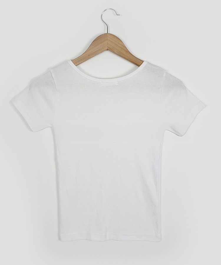 半袖 スリムフィット シンプル パステル Tシャツ