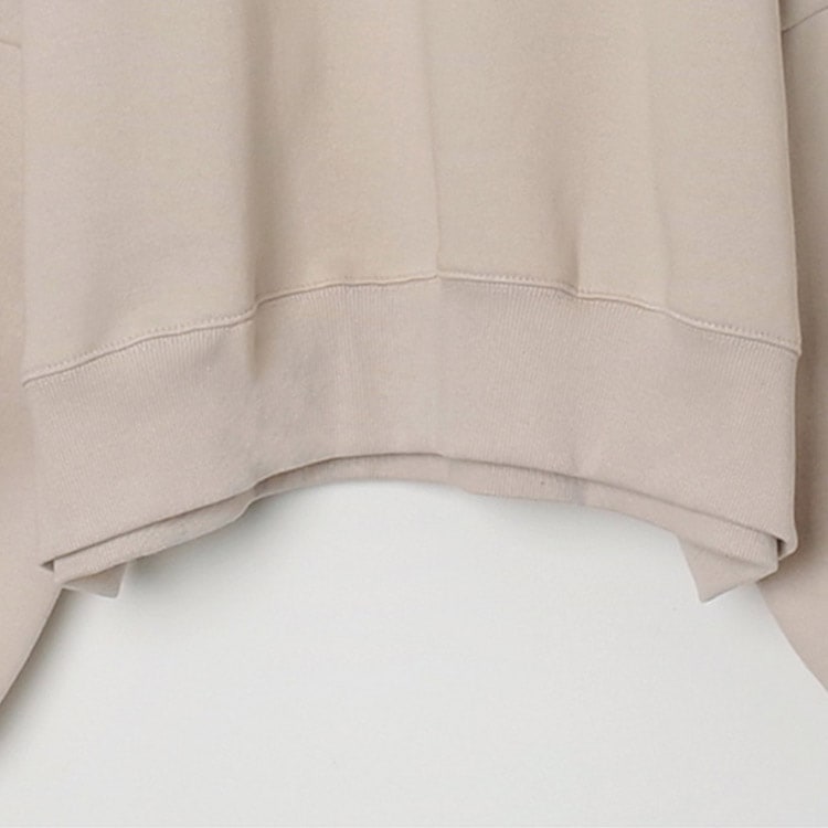 裏起毛 ハーフハイネック スウェット トレーナー