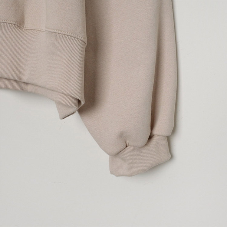 裏起毛 ハーフハイネック スウェット トレーナー