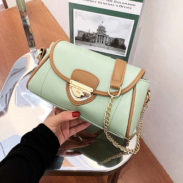 コロッとかわいい バイカラー 斜め掛け ミニポシェット